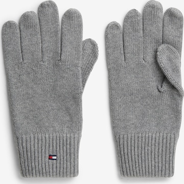 TOMMY HILFIGER Full finger gloves 'Essentials' in Grey: front
