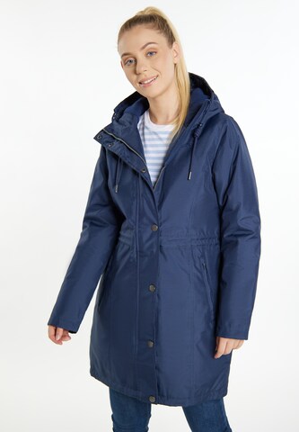 ICEBOUND Winter Jacket 'Incus' in Blue: front