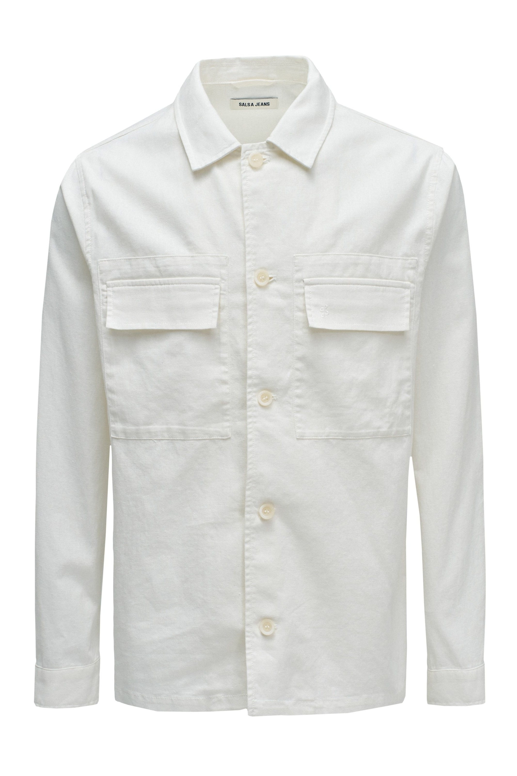 Salsa Jeans Button Up Shirt in Beige, Item view