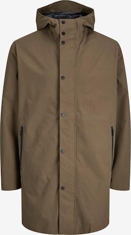 Veste fonctionnelle JACK & JONES en vert : devant