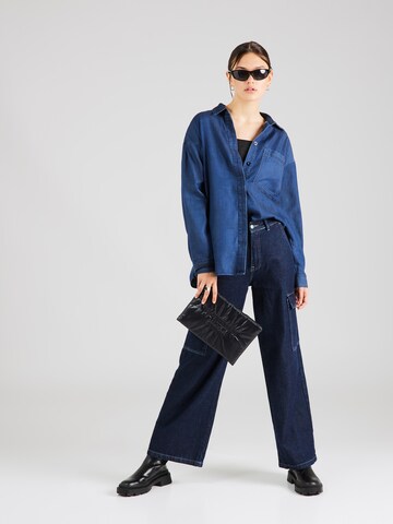 Chemisier 'ABIGAL' PULZ Jeans en bleu