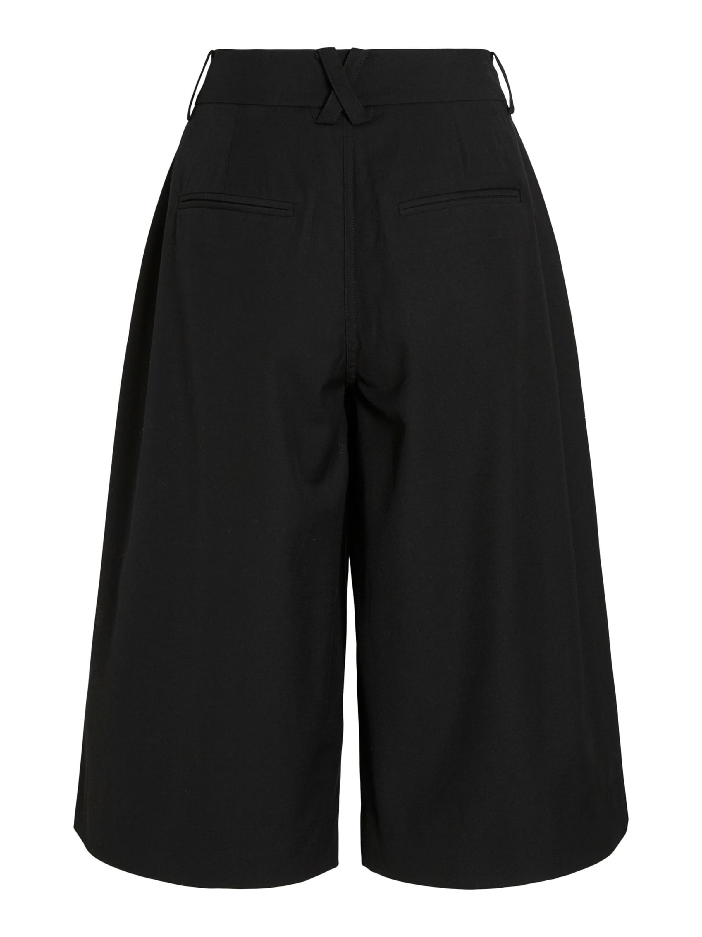 ROUGE EDIT Loosefit Bukser med lægfolder i grå