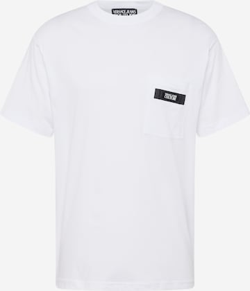 Versace Jeans Couture - Camiseta en blanco: frente