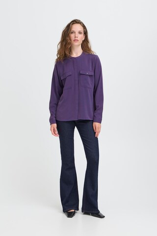 ICHI Bluse 'SOFFIE' in Blau
