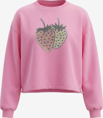Sweat-shirt MYMO en rose : devant