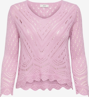 JDY Пуловер 'JDYNEW SUN' в розово: отпред