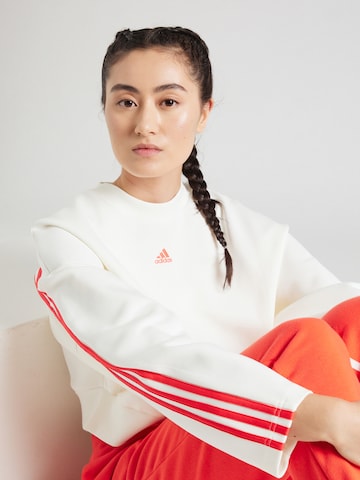 ADIDAS SPORTSWEAR Athletic Sweatshirt 'Future Icons Three Stripes' in White