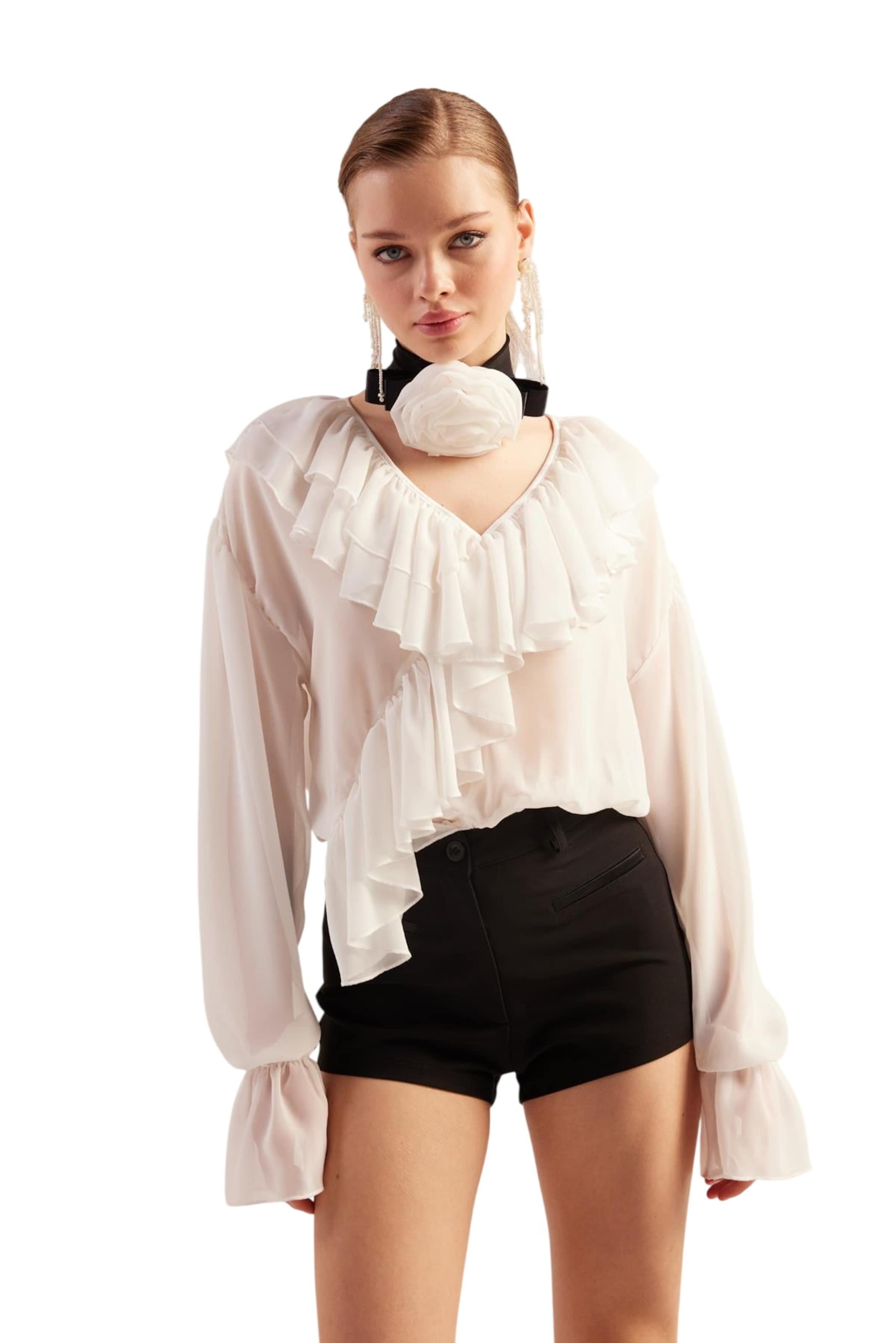 HOLLY LOLLY Bluse in Weiß