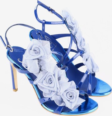 Giancarlo Paoli Sandals & High-Heeled Sandals in 36 in Blue: front