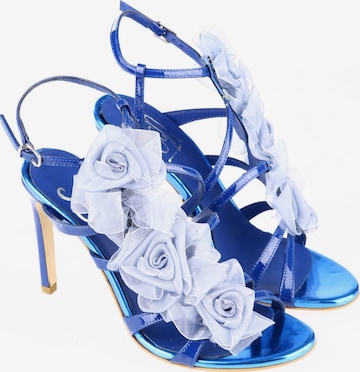 Giancarlo Paoli Sandals & High-Heeled Sandals in 36 in Blue: front