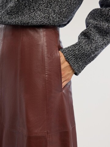 Gonna di Trussardi in marrone
