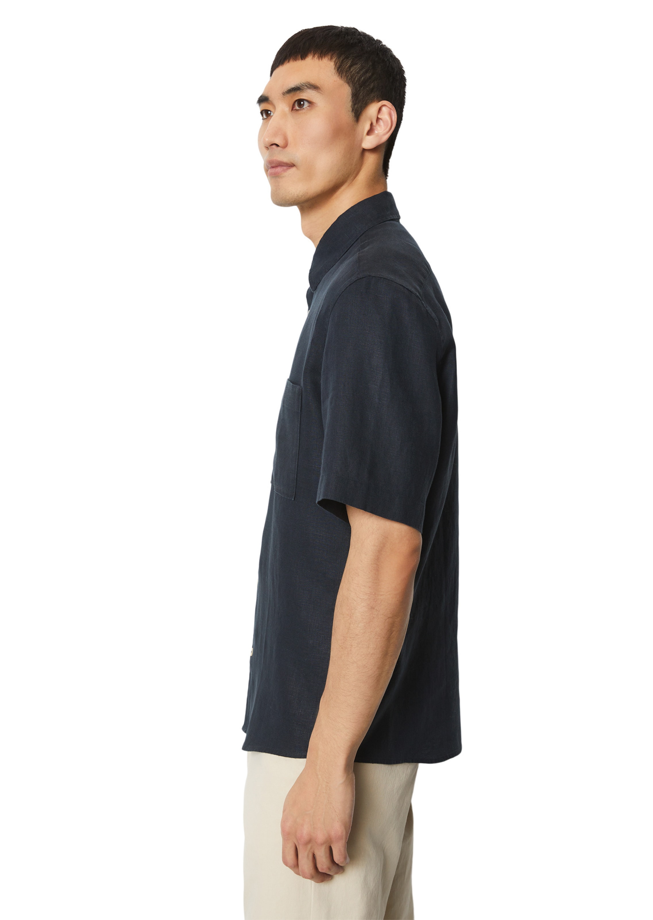 Marc O'Polo Regular fit Button Up Shirt in Blue