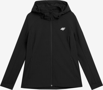 Veste outdoor 4F en noir : devant