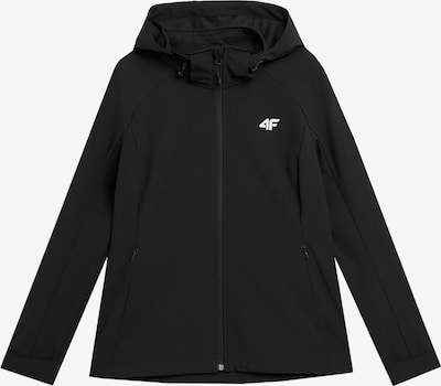 4F Zunanja jakna | črna / bela barva, Prikaz izdelka