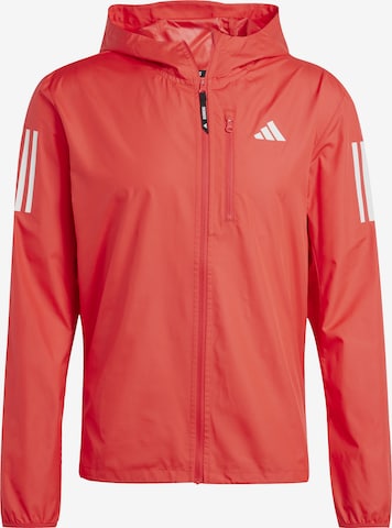 ADIDAS PERFORMANCE Athletic Jacket 'Own The Run' in Red: front