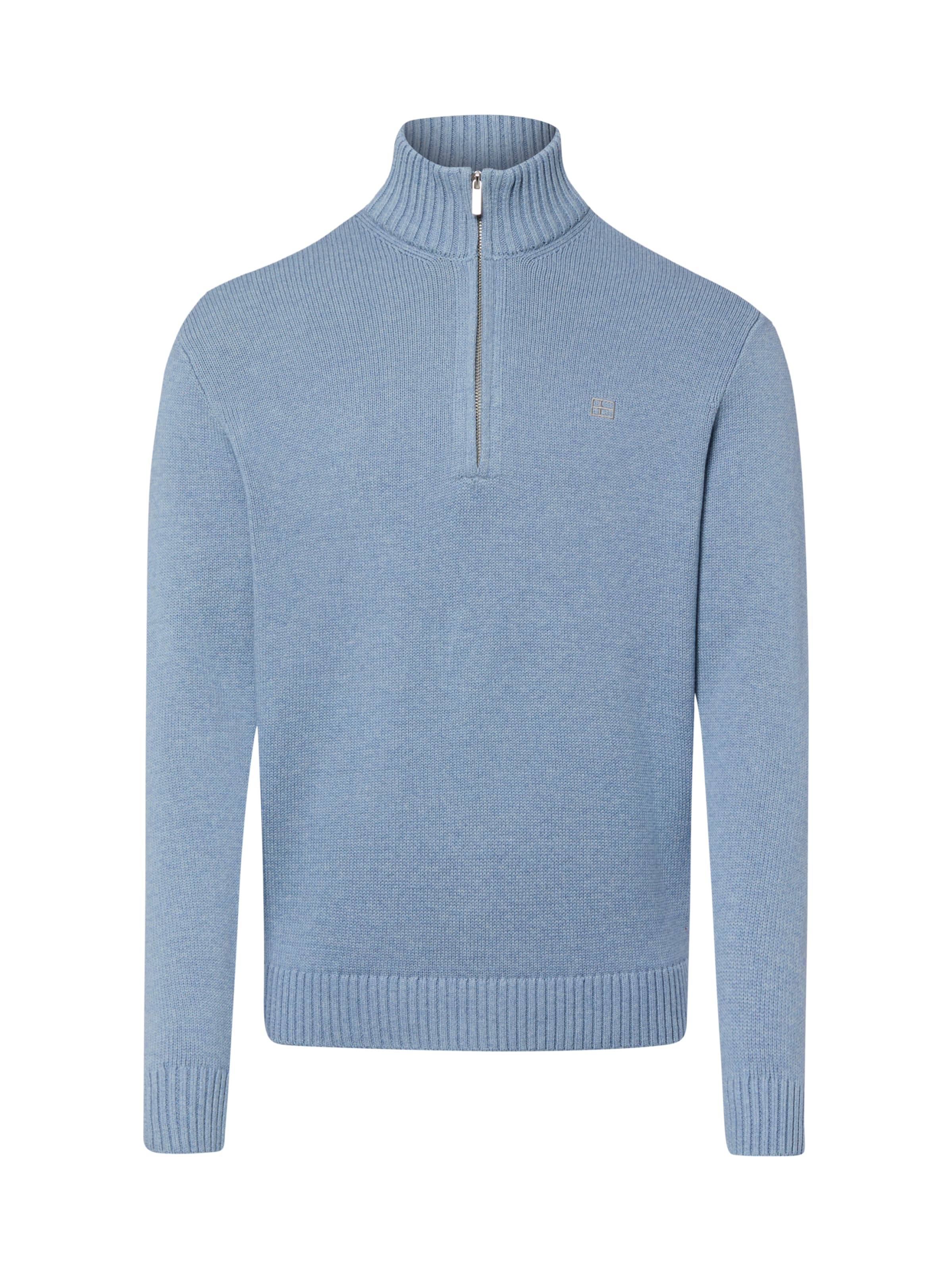 Pull-over Nils Sundström en bleu : devant