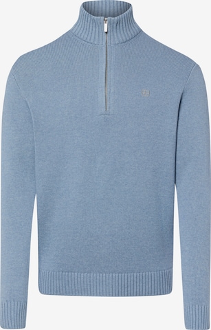 Pull-over Nils Sundström en bleu : devant