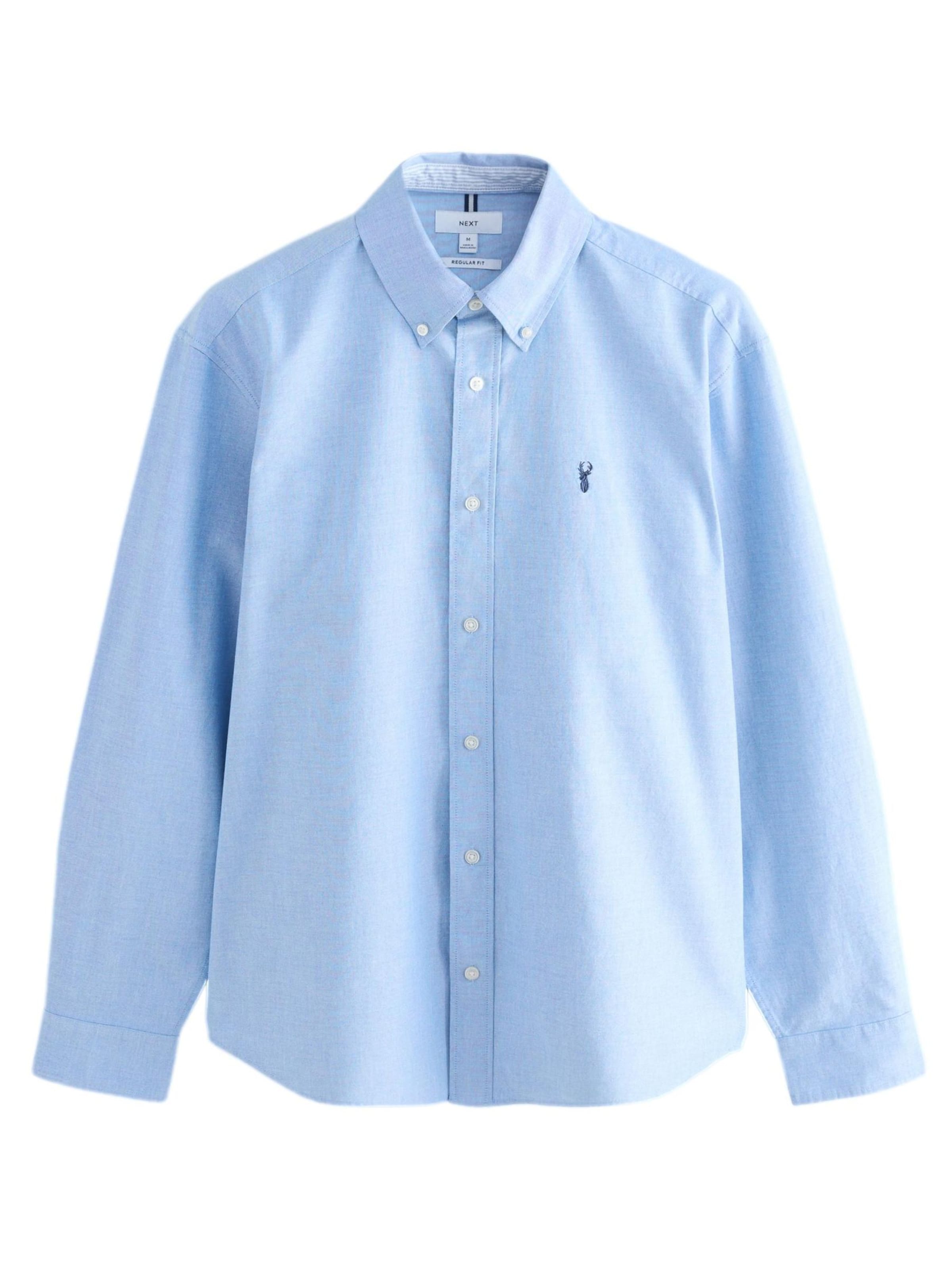Next Regularny krój Koszula biznesowa w kolorze niebieski: przód