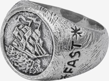 Haze&Glory Ring 'Hold Fast' in Silver: front