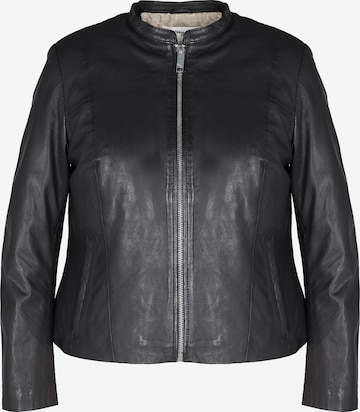 Maze Lederjacke in Schwarz: Vorderseite
