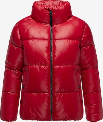 Veste d’hiver 'Hazalee 16' MARIKOO en rouge : devant