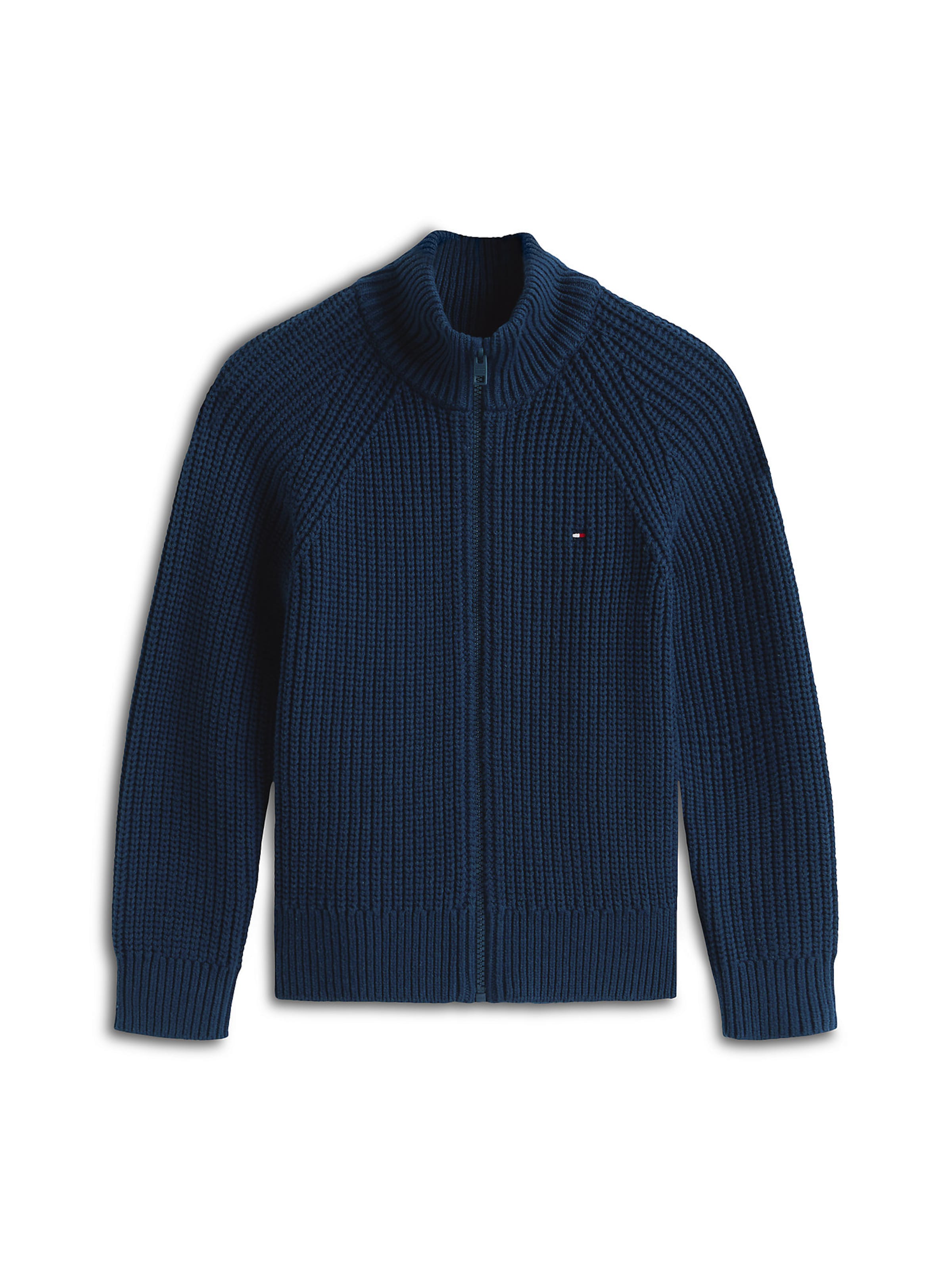 Cardigan TOMMY HILFIGER en bleu : devant