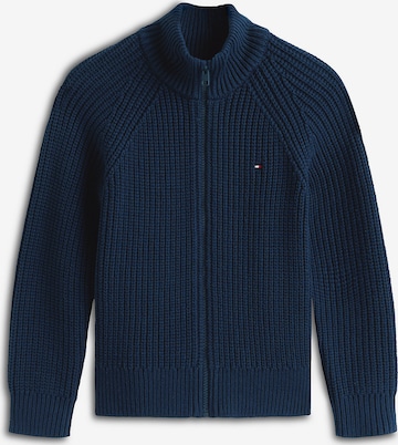 TOMMY HILFIGER Gebreid vest in Blauw: voorkant