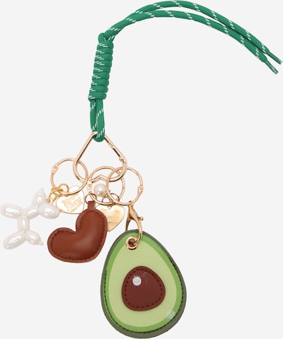 Raktų laikiklis 'ONLFREYA' iš ONLY, spalva – ruda / Auksas / žalia / perlų balta, Prekių apžvalga