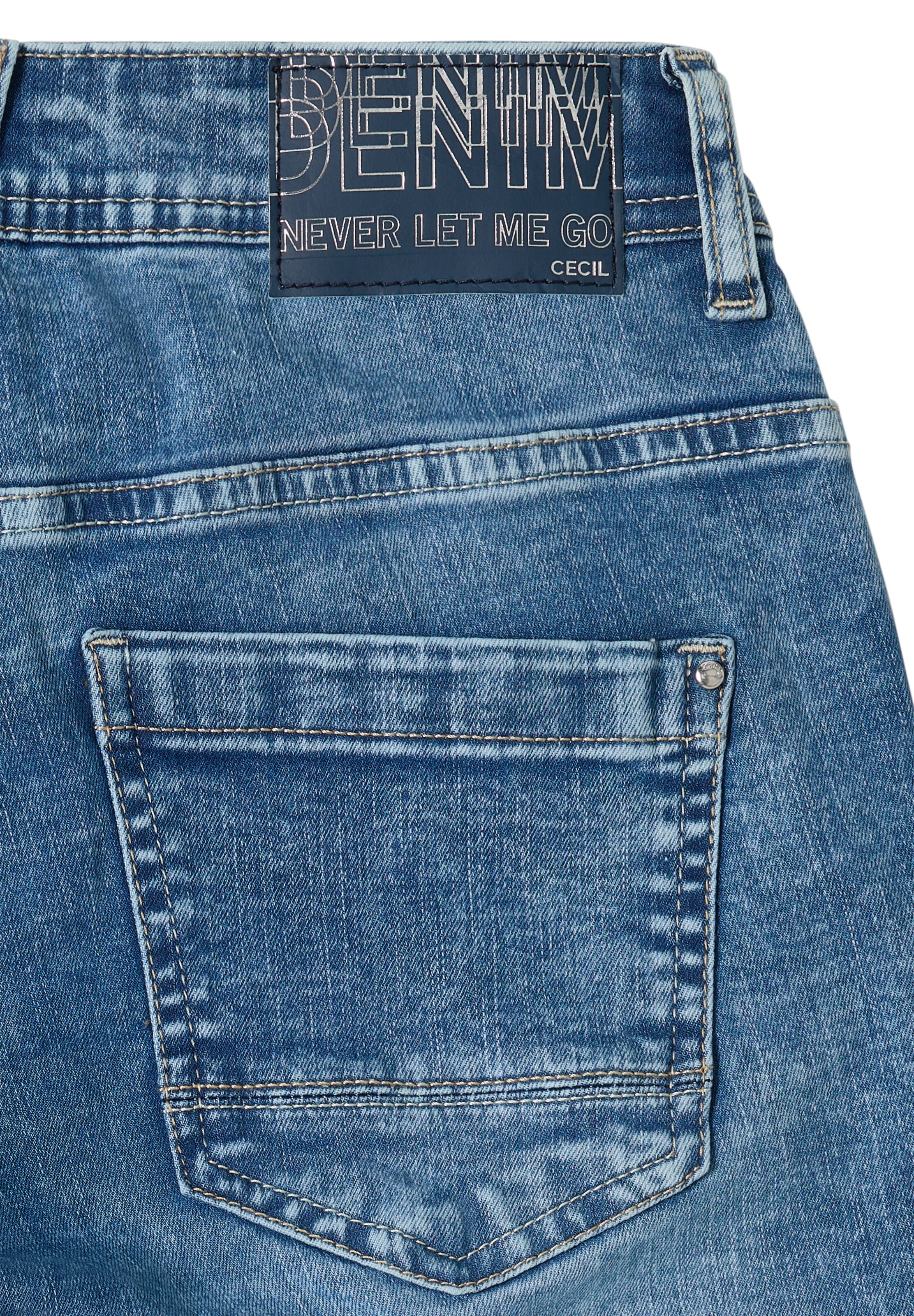 CECIL Slimfit Jeans in Blau