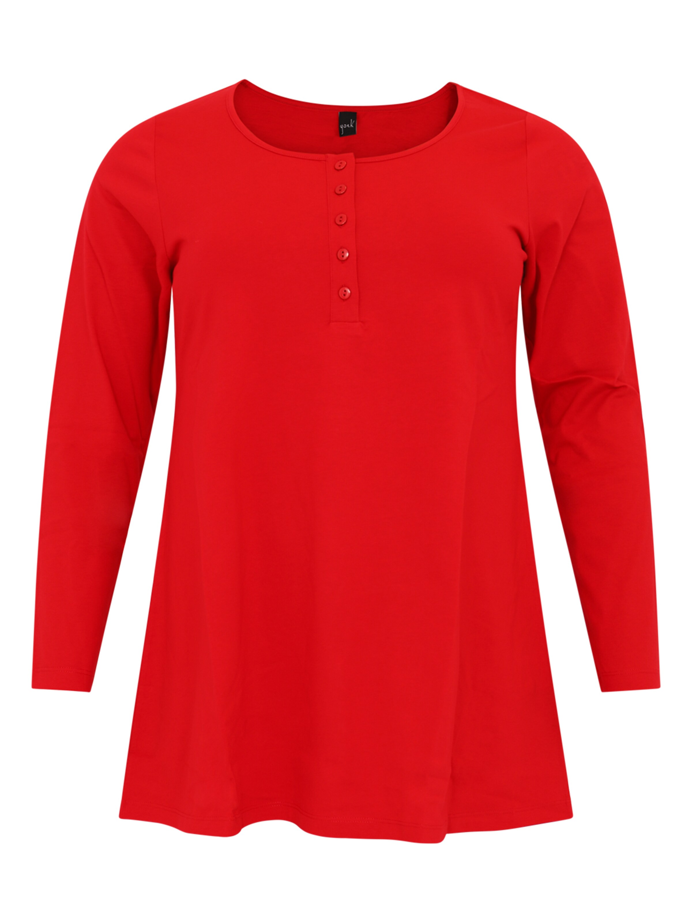 YOEK Shirt in Rood: voorkant