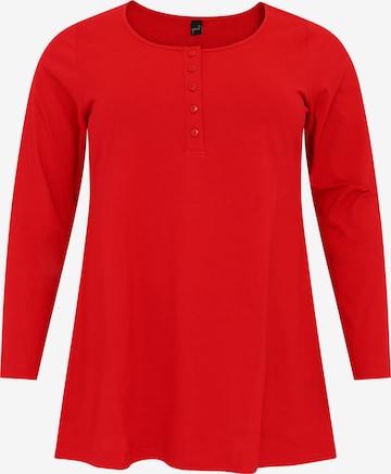 Yoek Shirt in Red: front