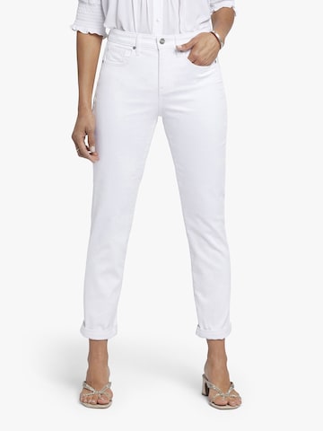 NYDJ Regular Jeans 'Margot Girlfriend' in White: front