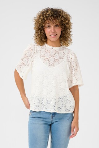 T-shirt 'CR Lika' Cream en blanc : devant