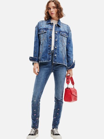 Coupe slim Jean 'VIENA' Desigual en bleu