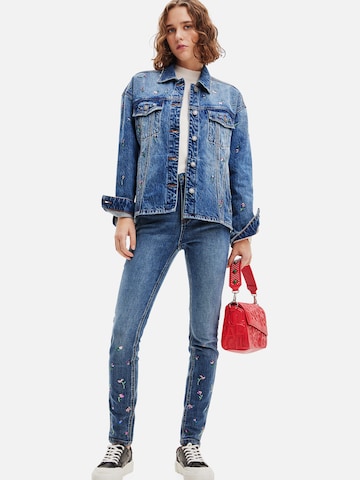 Coupe slim Jean 'VIENA' Desigual en bleu