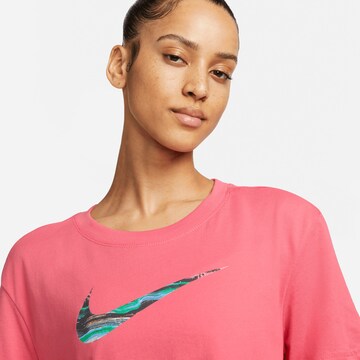 NIKE Performance Shirt 'Swoosh' in Pink