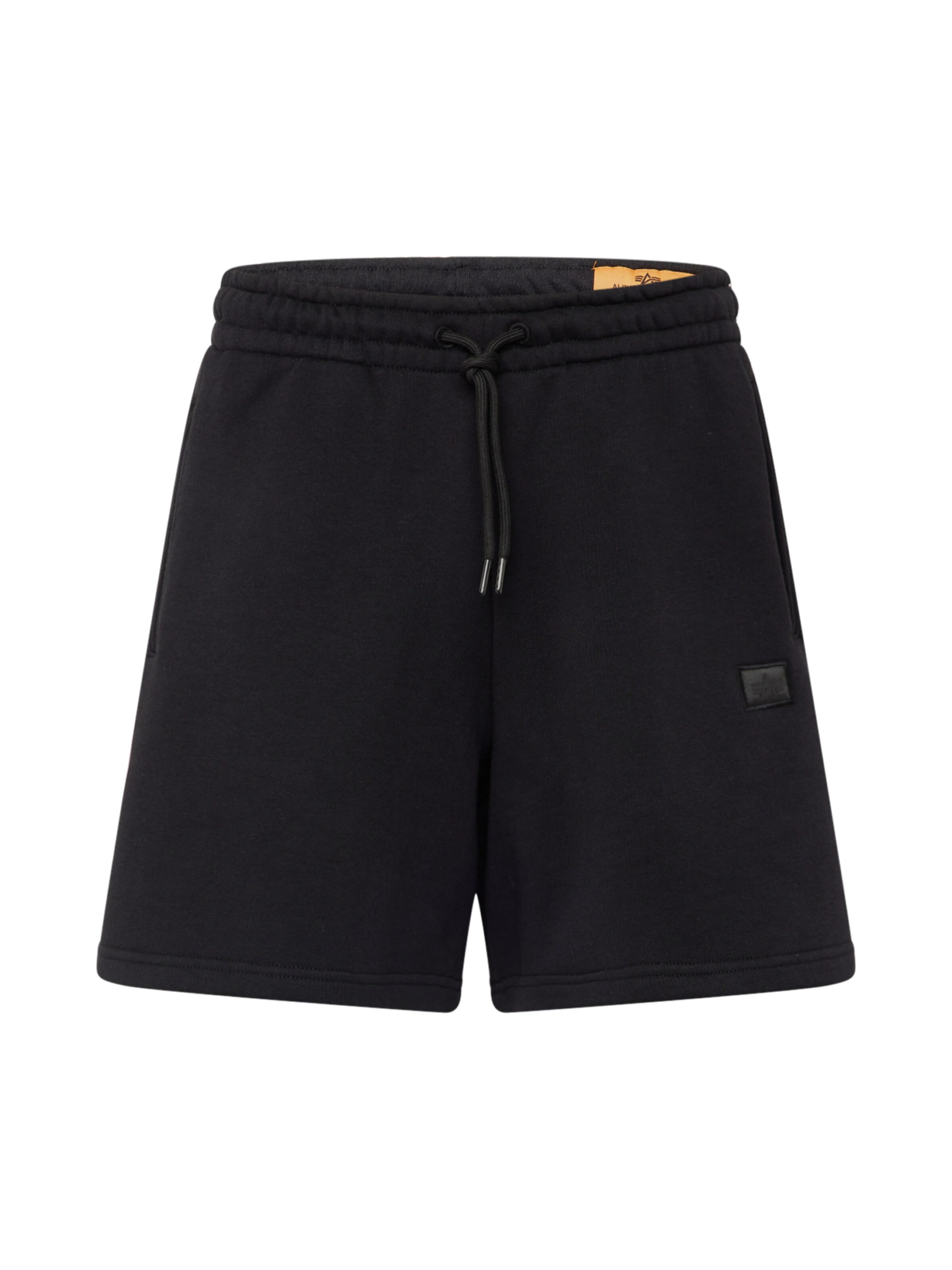 ALPHA INDUSTRIES Regular Pants 'Essentials' in Black: front