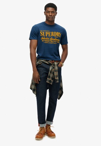 T-Shirt Superdry & Co en bleu