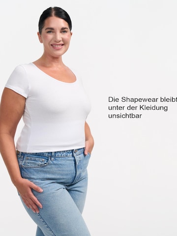 creamy Shaping Bodysuit in White