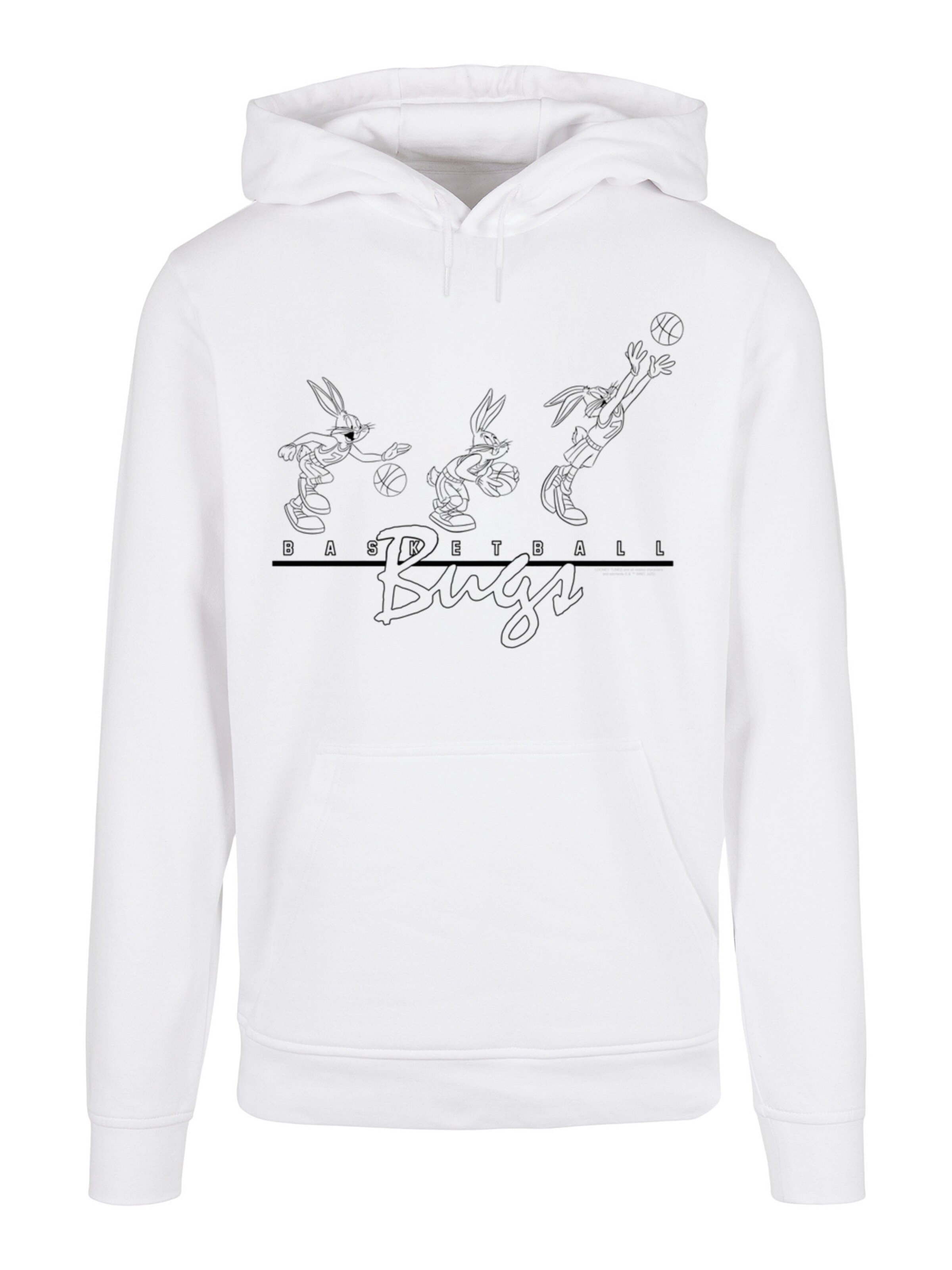 Sweat-shirt F4NT4STIC en blanc : devant