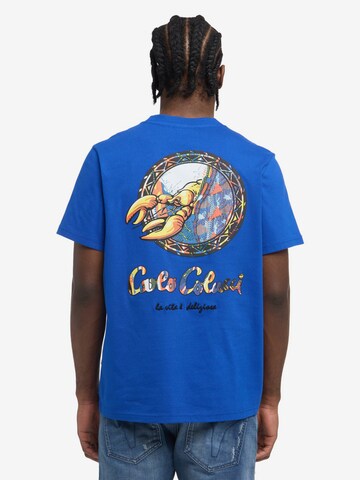 T-Shirt ' di Cosimo ' Carlo Colucci en bleu