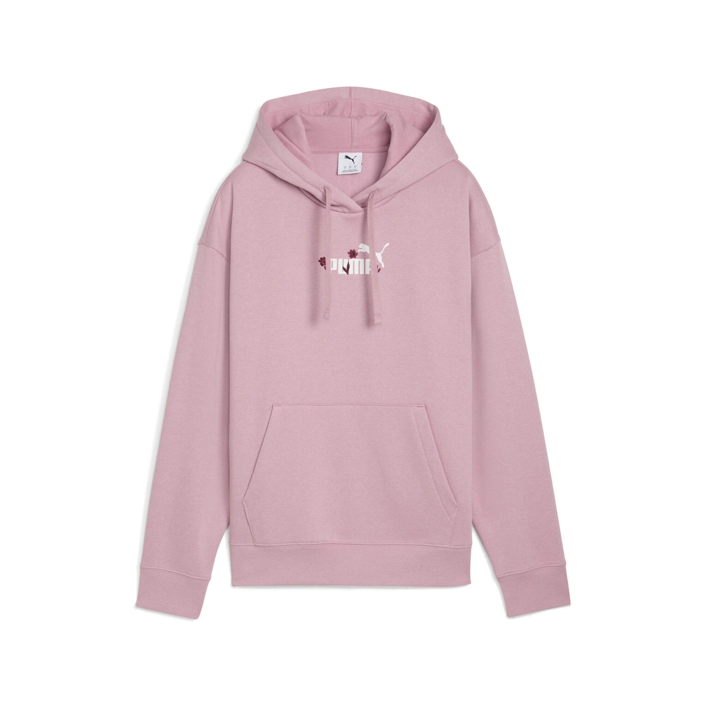 Sweat-shirt 'Essentials Nature 2.0' PUMA en rose : devant