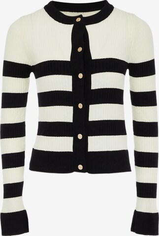 paino Knit Cardigan in Black: front