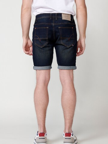Coupe slim Jean KOROSHI en bleu