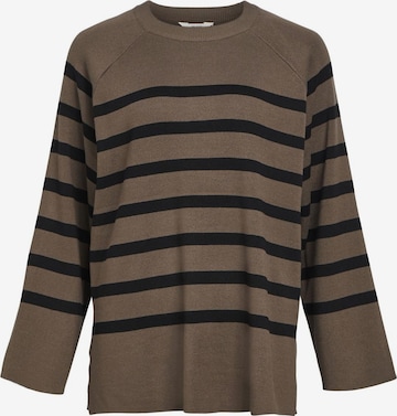 OBJECT Pullover 'OBJEster' in Braun: Vorderseite