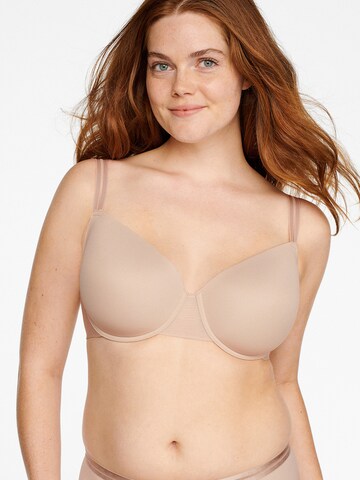 NATURANA T-shirt Bra in Beige: front