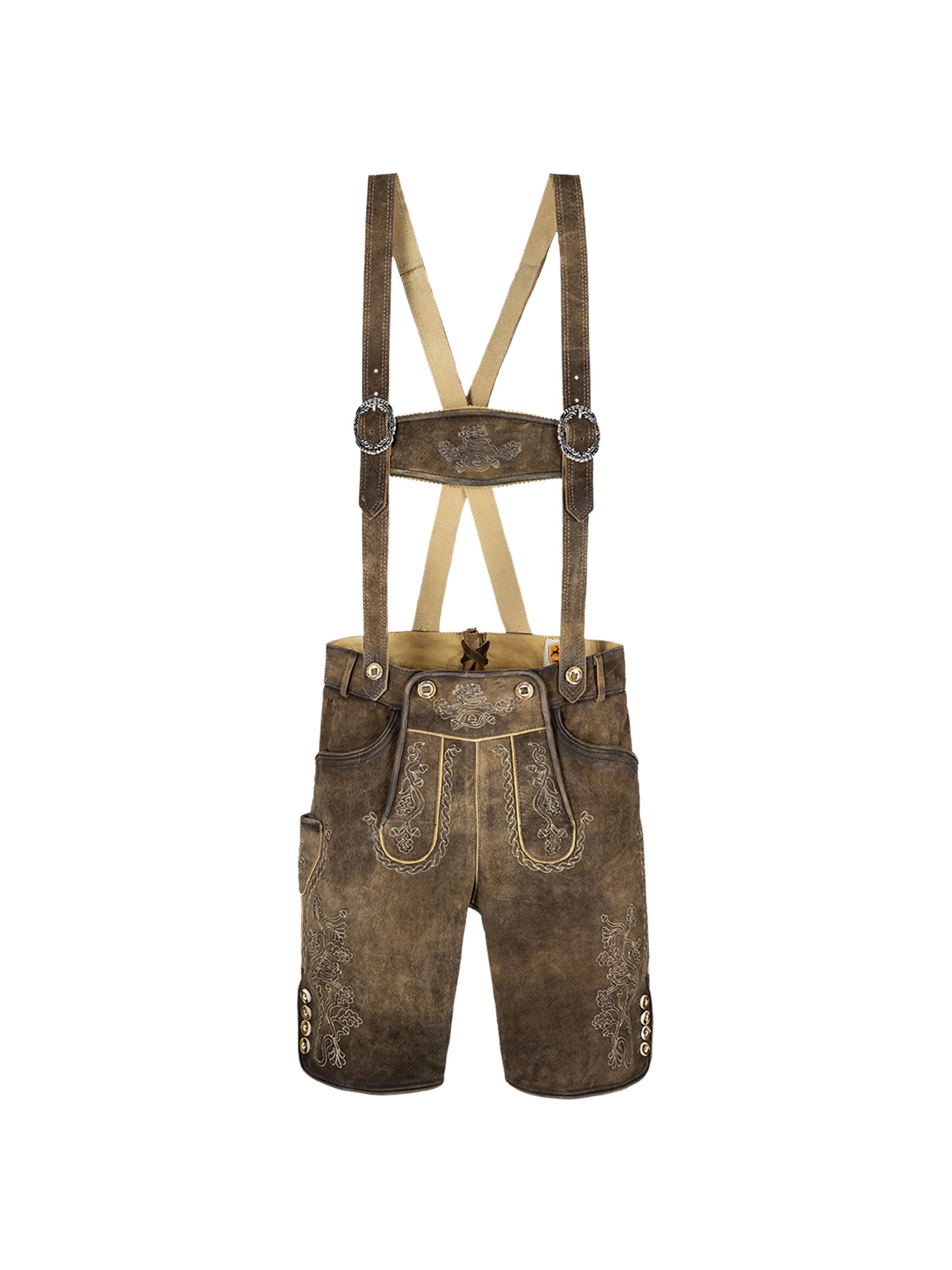 Country Maddox Regular Traditional Pants in Brown: front