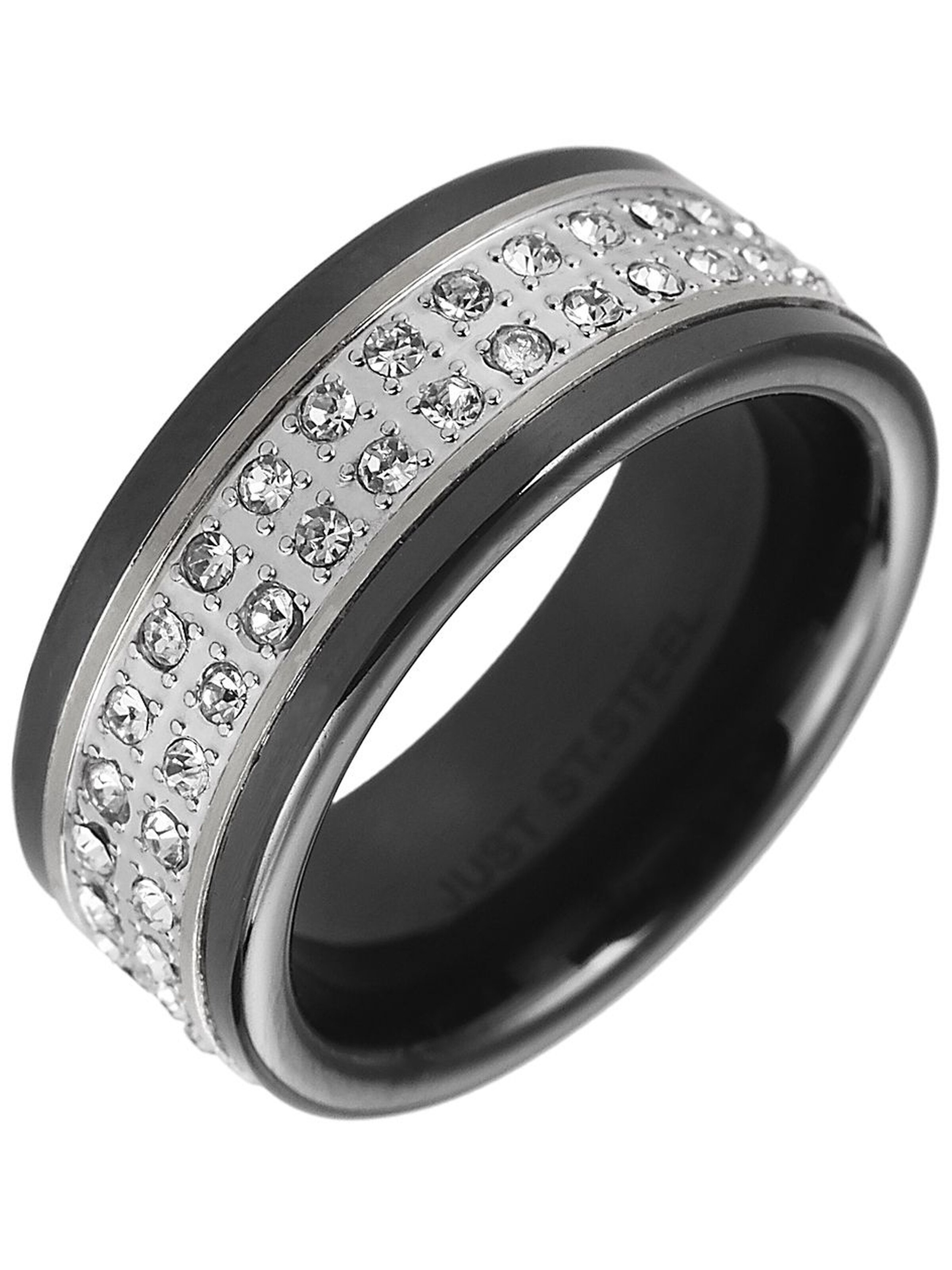 JUST Ring 'Porina, langlebig' in Black