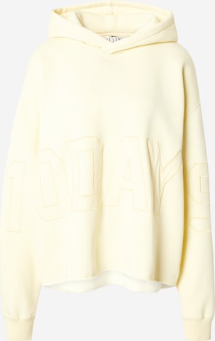 Sweat-shirt 10Days en jaune : devant