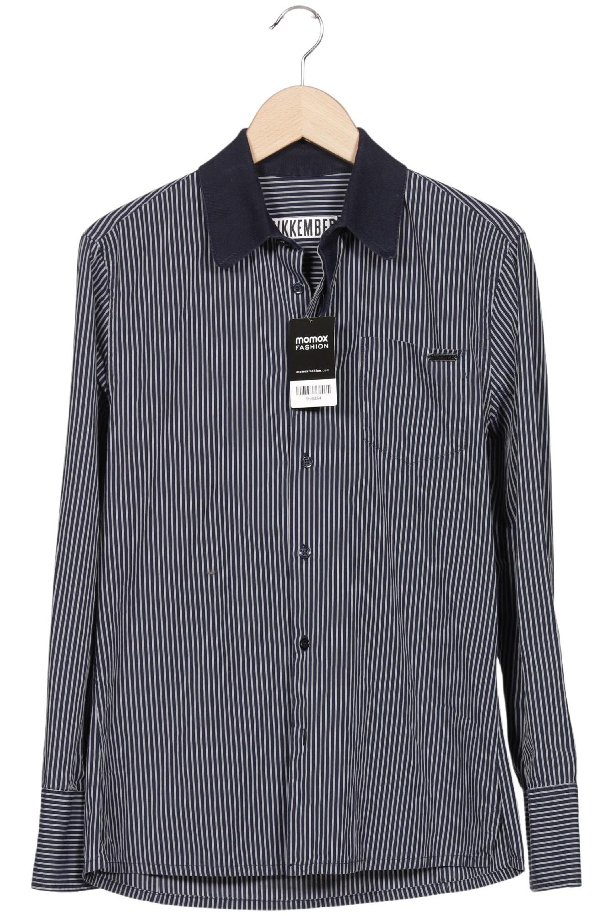 BIKKEMBERGS Hemd S in Blau: Vorderseite
